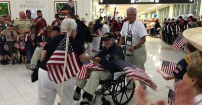 Welcome Home, Lee-Collier Honor Flight  24